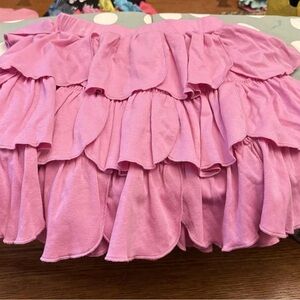 Lemon Loves Lime Pink Layered A-Line Skirt